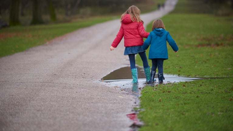 Visitors embracing the cold and enjoying the sensory delights of the season